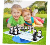 SKISUNO Balance Penguins Seesaw Game Educational Interactive for Plastic Balance Seesaw Puzzle with Challenges to Develop Lever Principle and Brain Exercise Gift for Boys