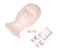 SKISUNO Beautiful Eyelash Mold Detachable Mannequin Head for Practice Makeup Salon Use Trainee Model for Eyelash Extension Supplies