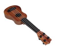 SKISUNO Black Double Arc Ukulele Guitar Lightweight Educational Music Instrument for Home Schooling Birthday Bright Colors for Imagination Development