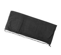 SKISUNO Black Velvet Drawstring Pouch for Tennis Racket Protection