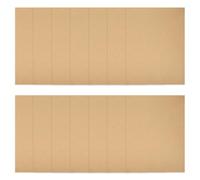 SKISUNO Blank Braille Paper 15 Sheets for Blind People, Khaki Braille Learning Paper Compatible with 4-line and 9-line Writing Boards, Stationery for Practice Sessions and Back to School