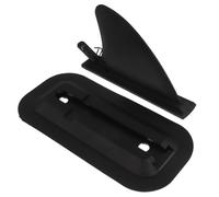 SKISUNO Board Stabilizer Fin Canoe Fin Replacement, Black PVC Balance Fin Design, Secure Attachment, Shallow Water Board Use, Lakes and Water Sports