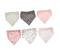 SKISUNO Bohemian Fashion Hairband 6pcs Multi-color Triangle Scarf Beach Sun Protection Headbands Women Hair Accessories for Running and Outdoor