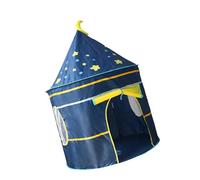 SKISUNO Boy Girl's Play Tent House Portable Indoor Game Tent for Boy Girl Blue Color Design Fosters Creativity and Imagination for Fun at Home