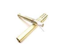 SKISUNO Brass Moxa Roller Stick for Moxibustion Massage Gold Improves Circulation for Body Therapy Suitable for Pain Relief and Relaxation
