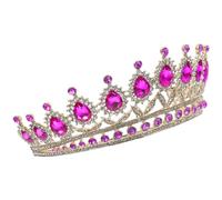 SKISUNO Bridal Rhinestone Headband for Elegant Tiara Crown for Costume Parties Christmas and Cosplay Lightweight Bridal Headpiece for Friends