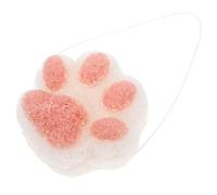 SKISUNO Cartoon Cat Claw Bath Foaming Pouf Soft Bubble Shower Sponge Facial Cleansing Scrubber for Women
