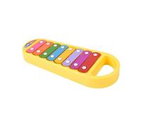 SKISUNO Cartoon Eight Tone Hand Knock Piano Musical Educational for Percussion Xylophone Glockenspiel Safe Material for Early Learning and Play Activities Random Color