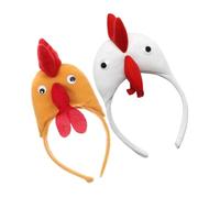 SKISUNO Chicken Headband Cosplay Headwear Hairband for Women Funny Headdress Photo Booth Props Party Headbands