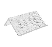 SKISUNO Clear Acrylic Soap Dish with Self-draining Design for Bathroom and Kitchen Wall-mounted Holder Portable and Lightweight Soap Storage for Travel and Home Use