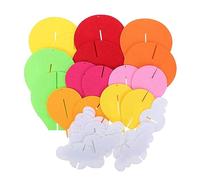 SKISUNO Colorful Felt Hot Air Balloon and Cloud Classroom Decorative Pendants Set Multipurpose Hanging Ornaments for Childs Day and Corridor Decorations Bright and Safe Eco Friendly Craft