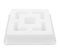 SKISUNO Concrete Lattice Window Stone Mold, Plastic Brick Mold, Reusable, Easy to Use and Clean, for Backyard Landscaping and Balcony, for First-time DIY Users