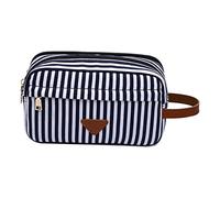 SKISUNO Cosmetic Pouch Zipper Large Capacity Makeup Bag Travel Toiletry Bag Organized Beauty Essentials