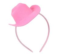 SKISUNO Cowboy Hats for Boys and Girls Mini Cowgirl Hat Headband Tassel for Dress up