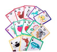 SKISUNO Creative Educational Poker Card for Parent Interaction Montessori Inspired Early Learning Game for Boy Girl Develop Motor and Problem Solving Skills