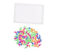 SKISUNO Creative Mushroom Nail Pegboard Set with Pegs and Base Educational Puzzle for Enhancing Creativity Logic Thinking and Hand-eye Coordination Birthday Random Color