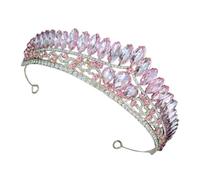 SKISUNO Crown Headband Dazzling Rhinestones Wedding Tiara for Brides and Special Occasions Unique Hair Accessory for Birthdays Proms and Parties