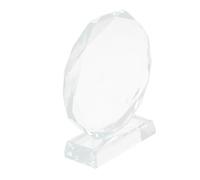 SKISUNO Crystal Award Trophy for Recognition Durable and Luxurious Blank Plaque for Engraving Unique Decorative Sign Trophy Award