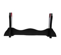 SKISUNO Desktop Flute Display Stand Wooden One-layer Flute Rack Holder for Tabletop Music Instrument Display and Storage