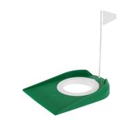 SKISUNO Disc Golf Equipment Plastic Putting Hole Cup with Flag Durable Golf Practice Tool for Adults Putting Skills Anywhere Easy to Transport Design
