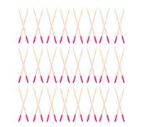 SKISUNO Disposable Cuticle Pusher Nail Sticks 50Pcs Dual-Ended Wooden Manicure Tools for Cuticle Pushing and Sanding Professional Pedicure Nail Care Accessories