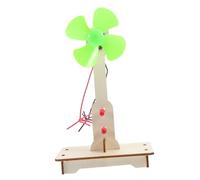 SKISUNO DIY Hand Cranked Wind Generator Educational for Science Experiment Stem Project Teaching Model for School Students Creative Learning Kit