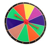 SKISUNO DIY Prize Wheel Rotating Fortune Game Wheel for Educational Fun Raffle Game Turntable for Parties and Gatherings Material Interactive Family Entertainment
