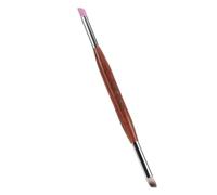 SKISUNO Double-ended Nail Art Brush and Cuticle Cleaning Tool for Manicure Buffing and Repair Design for Salon and Home Use