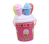 SKISUNO Dredging Toys Boys and Girls Beach Toys Ice Cream Shaped for Boys and Girls Outdoor Play
