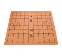 SKISUNO Dual-Sided Foldable Chessboard for Xiangqi and Go Portable Design, Velvet Fabric Surface, for Students and Adults for Travel and Home Use