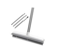 SKISUNO Dual Use Long Handle Cleaning Brush for Household Carpet and Pet Hair Removal Floor Brush with Practical Bristles for Bathroom Dead Corners and Stubborn Stain Cleaning