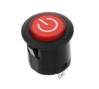 SKISUNO Easy Installation Pin Push Button Start Switch for Electric Ride Rocker Replacement for Electric Motorcycles Smooth Off for Boys