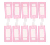 SKISUNO Empty Emulsion Pouches Travel Containers for Toiletries 90ml Pink Pp Easy to Put Liquid in Leakproof Refillable Bags for Travel and Daily Life