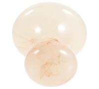SKISUNO Facial Massage Stone Face Massager Tool Crystal Agate Multi-functional Simple and Delicate Design Mushroom Shape Beige with Excellent Texture for Women for Home and Office Use
