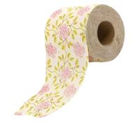 SKISUNO Floral Decorative Toilet Paper Roll Made from Bamboo Pulp, Soft and Gentle the Skin, Effective Cleaning for Bathroom and Restaurant Use with Elegant and Creative Packaging