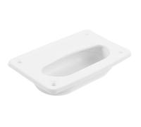 SKISUNO Flush Marine Hatch Hinge with Recessed Plastic Pull Handle for Boat Decks and Hatches Featuring Universal Compatibility and Anti-slip Surface, for Yacht Cabin and Boat Cabins
