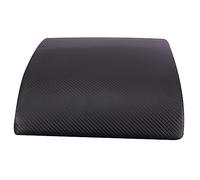 SKISUNO Foldable Abdominal Exercise Pad Cotton Sit Up Cushion Back Support Training Board for Full Range Ab Workouts Home Gym Mat Black Red