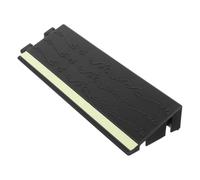 SKISUNO Glowing Indoor Rubber Threshold Ramp Pad 25x4cm for Robot Vacuum Cleaner with Anti-slip Luminous Surface, Home Doorstep Ramp for Smooth Floor Transition