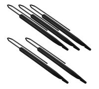 SKISUNO Hair Crochet Hooks Double-Ended Interlocking Tool 5Pcs for Locs Retightening and Braids Ergonomic Grip Suitable for Hair Extensions and Locs Repair