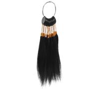 SKISUNO Hair Dye Practice Real Hair Strands Dyeing Tools Bowl Brush Beads for Stylists Home Use