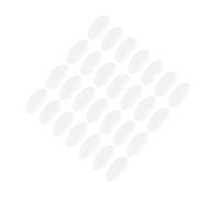 SKISUNO Hair Salon Masks Eye Covers for Facials 60Pcs Plastic Facial Shields for Haircut Dyeing Barber Supplies Face Protection for Eyelash Extensions and Coloring Treatments