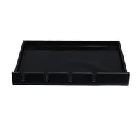 SKISUNO Hair Trimmer Holder Barber Tray Abs Material with 4 Notches and Anti-Slip Suckers Keeps Clippers Organized and Hair Tools Neat for Hairdressers in Salon Workstation