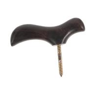 SKISUNO Handmade Solid Wood Cane Handle Replacement Knob Ergonomic Grip Walking Stick Accessory for Arthritis Support and Mobility Aid Easy to Install Polished Wood Design