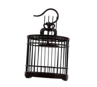 SKISUNO Hanging Bird Cage for Small Pets Decorative Habitat for Hamsters Reptiles Birds Lightweight Carrier for Travel Indoor Decor for Birthdays Special Occasions