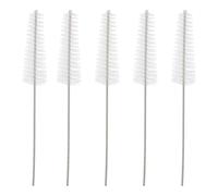 SKISUNO Hearing Aid Cleaning Brushes 5Pcs with Nylon and Stainless Steel Hearing Amplifier Cleaner for Earwax Removal from Tubes and Vents Convenient Portable Design for-The-Go