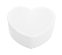 SKISUNO Heart Shaped Jewelry Box Small Travel Jewelry Box Double Mirror for Little Girls to Store Bracelets Earrings and Necklaces for Makeup and Accessories Organization The Go