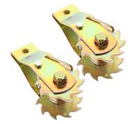 SKISUNO Heavy Duty Steel Wire Tensioner 2Pcs Metal Cable Strainers with Gear for Wire Rope Tightening in Greenhouse and Outdoor Fence Applications