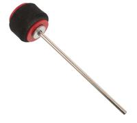 SKISUNO Heavy Rock Kick Drum Beater with Adjustable Spring Tension and Enhanced Rebound, Metal and Felt Construction, Single Chain and Spring System, Vibrant Dark and Crimson Colours,