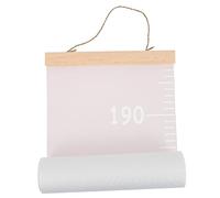 SKISUNO Height Growth Chart Ruler Removable Height Measurement Ruler for Boys Durable Canvas Wall Hanging Decor for Nursery from Birth and Beyond