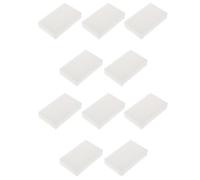 SKISUNO High Density Compressed Nano Cleaning Sponges White 10pcs Synthetic Material Good Cleaning Effect and Supple Texture Practical for Dishwashing and Car Washing